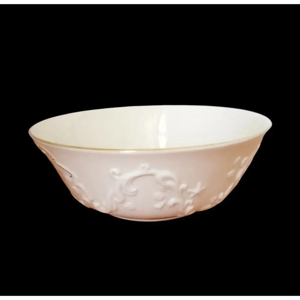 Vintage Lenox Bowl Footprints In the Sand Poem NEW IN BOX Embossed (B)